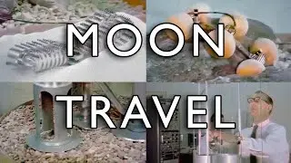 Moon Travel - Lunar Rover Development, 1960s Documentary, AI Upscale, General Motors, Tracks, Wheels