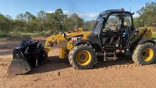 For Sale 2012 CAT TH414 TELE HANDLER 4WD 4WS 4in1, Forks, Jib Attachment Singleton NSW 2330
