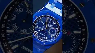 Audemars Piguet Royal Oak 26579CS Perpetual Calendar in Blue Ceramic #audemarspiguet #watches