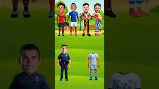 who stole junior's head Ronaldo vs Messi Mbapp&eacute; Speed MrBeast #ronaldo #football #shortvideo #shorts