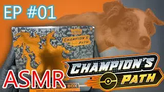 ASMR Opening Champion's Path Pokemon Cards Elite Trainer Box #1 | NO TALKING |SILENT | RELAXING |