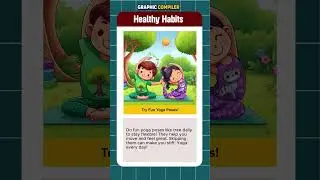 Try Fun Yoga Poses for Kids! &ndash; Stretch and Relax | GraphicCompiler | #Shorts #KidsYoga #CalmBodyMind