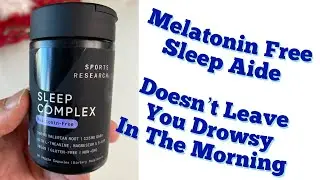 Sports Research Sleep Complex- Melatonin-Free Capsules - with Valerian Root