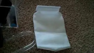 New Eshopps PF LG Filter Sock and Overflow Box on my Discus Tank
