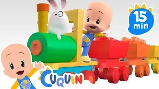 Ride on the color train | Cleo & Cuquin | Kids | Songs