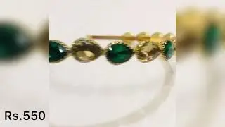 Beautiful hairband/ hair accessories/ green hairband/ golden hairband/ multicolour hairband