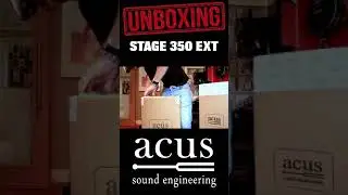 Unboxing the Stage 350 Ext from Acus Sound Engineering - Acoustic amp PA - Duncan Howlett