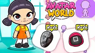 Eu Criei O Squid Game no Avatar World (Batatinha Frita 1 2 3)