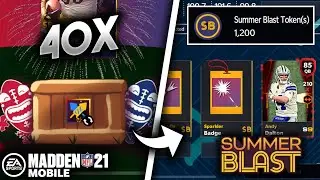 40+ SB TOKEN BLITZ PACKS + Claiming 102 MASTER! - Madden Mobile 21