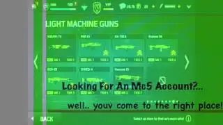 Selling mc5 account