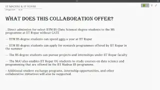 5 Benifits of IIT Madras BS & IIT Ropar Collaboration || Campus Access 🤯 #iitmadrasbs