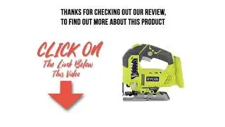 Ryobi P523 Cordless 18V One Plus Lithium Ion Orbital Jig Saw