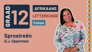 Gr12 Afrikaans First Additional Language Literacy: Sproeireën - D.J. Opperman