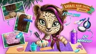 Jungle Animal Hair Salon 2 Game 🌸 Tropical Pet Makeover | TutoTOONS
