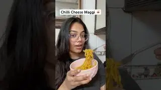 YOU NEED TO TRY THIS! THE BEST chilli cheese maggi recipe🍝| Ridhi N #spicynoodles