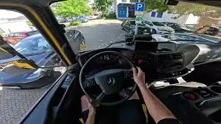 Unterwegs mit dem Mercedes Atego  LKW Alltag im Nahverkehr  Fahrerperspektive 4K #66