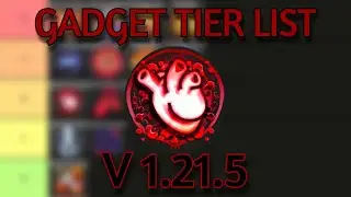 GADGET Tier List V 1.21.5 | SCP Tower Defense