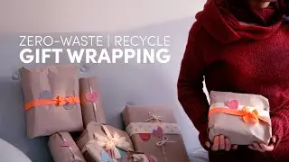 DIY Gift Wrapping Zero Waste Ideas | Minimalist Christmas Shopping in West London 🎄