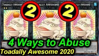 【YGOPRO】TOADALLY AWESOME AT 2 - 4 DECKS THAT CAN ABUSE IT - NEW BANLIST Sept.2020