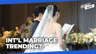 Marriages between Koreans, foreigners surge amid fewer people tying the knot