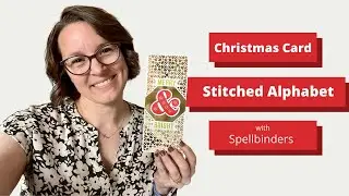 Spellbinders '&' Stitched Alphabet Die