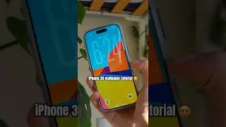iOS 26 3D wallpaper tutorial! #iphone