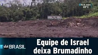 Equipe de Israel deixa Brumadinho após quatro dias de buscas | SBT Brasil (31/01/19)