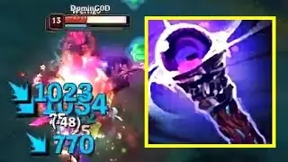 Ryze Damage after 6 items.