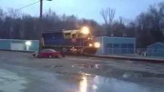 First  Train Ever On Re Activated Railway From Cincinnati East Terminal Railway At Mount Orab Ohio!