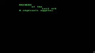 VIDEOTON TVC Raiders of the Lost Ark 198x hungary PROBLEM DONT KNOW THE LANGUAGE