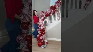 Рождественская лестница из леденцов своими руками