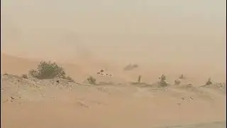 Experiencing Checkpoints in the sandstorm on the way to Atar from Nouakchott in Mauritania.