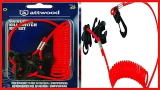attwood 7591-6 Universal Boat Kill Switch Key Set for Johnson, Evinrude, Mercury, Yamaha, Suzuki