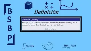 Norma | Producto Interno | Definición | Espacios vectoriales