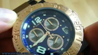 Invicta 6765 Reserve Ocean Reff Swiss Made Chronograph Gold 200m
