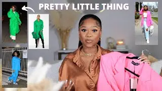 SPRING TRY-ON HAUL 2022 (PRETTYLITTLETHING) | STYLING HAUL AND LOOKBOOK | Chev B.