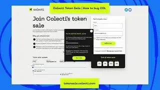 How to participate in the Colecti Token Sale (community sale has ended)