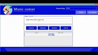 java swing crud application using netbeans mysql part 6 || design a simple dashboard UI using Swing3