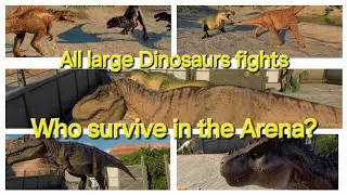 Which of All Large Dinosaurs Will Survive and Rule My Secret Area? | Jurassic World Evolution 2