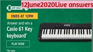 Amazon live quiz answers today in Hindi12June2020