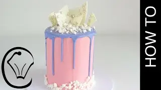 Cotton Candy Flavoured Tall Drip Cake How To by Cupcake Savvy's Kitchen