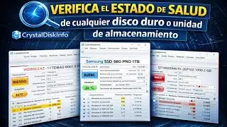 Como Analizar Discos Duros y Solidos (HDD/SSD) con CrystalDiskInfo Portable 💾 Revisa la Salud 🔍