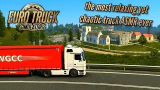 ASMR | I am a relaxing disaster 🙃 An American failing at Euro Truck Simulator 🚦 Soft spoken