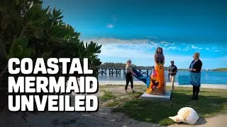 Unveiling of 'Saguara' For The Mermaid Tale Trail at Bayport Park Pier (2023)