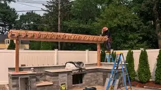 Time Lapse of Before & After of Outdoor Kitchen & Landscape Design Experts
