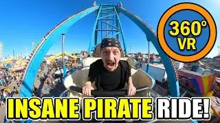 The Pirate Ship Ride at the CNE - Immersive 360&deg; Virtual Reality Video