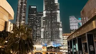Dubai Mall Fountain Full video & Amazing Burjkhalifa animation🥰🇦🇪
