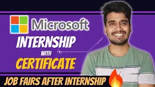 Microsoft Internship Opportunity for Students with Internship Certificate | 2021/22/23/24 Batch