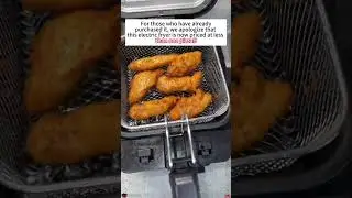 Upgrade your kitchen with this electric deep fryer #deepfry #cooking