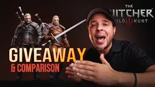 McFarlane Toys Gold Label GIVEAWAY & Comparison | The Witcher 3: Wild Hunt | Geralt of Rivia 7